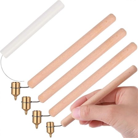 0,3 mm 0,4 mm 0,6 mm kuuma vahakynä puinen kahva maalauskynä viivain kynä koristelusarja kynttilän maalaus Sup