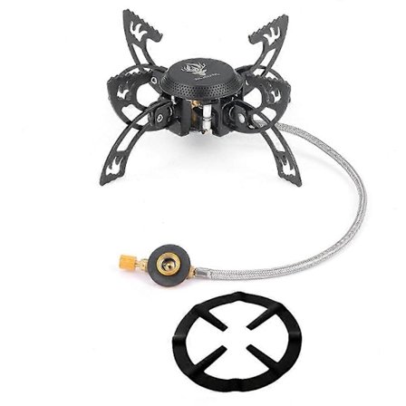 Udendørs Elektronisk Tænding Komfurer Bærbart Madlavningstilbehør Foldbar Gasovn Justerbar Ildkraft Camping Vandreture Ovn Gasblus Patron Ovn