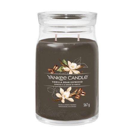 Yankee Candle Signature Jar Candles Vanilla Bean Espresso 567g - Candela Profumata