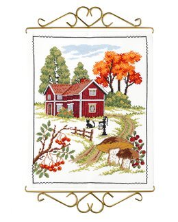 Kirjontapakkaus Seinävaate Kaunis syksy