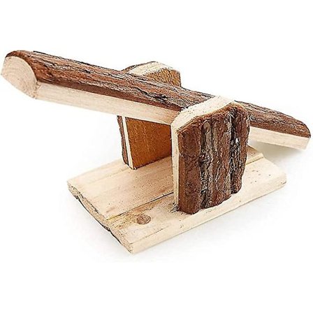 Naturlig Trägunga för Smådjur, Hamster, Gerbil, Ekorre, Mus, Dental Lekträning, Tugga