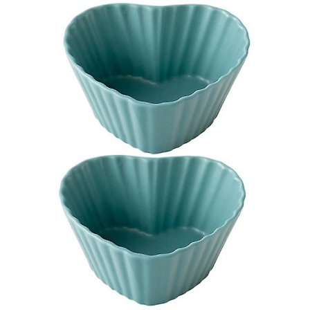 2 stk. hjerteformet skål NZH