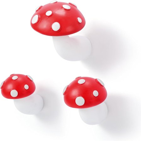 3 st svampmagneter för kylskåp, kontorsskåp, whiteboard och foton, dekorativa magneter för hemmet