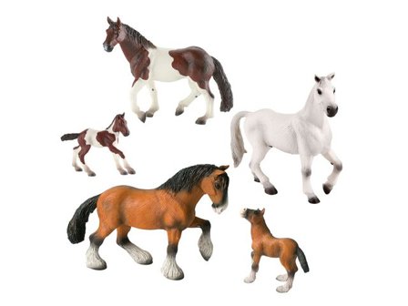 BULLYLAND Hästar 5/fp - Lyreco - Skola och förskola - Lekmaterial - Lekfigurer - Djur