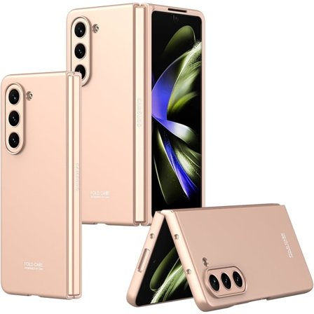 IC För Samsung Z Fold 5 Telefonfodral - Ultratunt Matt PC-fodral Guld