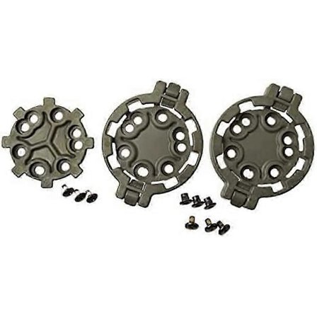 BLACKHAWK Coyote Tan Pikakiinnityssarja - 2 naaras- ja 1 urosliitintä