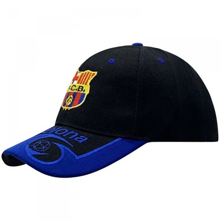 FC Barcelona Lippis - Virallinen Kirjailtu Tunnus & Joukkueen Nimi Design, Säädettävä Baseball-lippis Omistautuneille Blaugrana-faneille