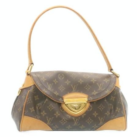 Louis Vuitton Vintage, Pre-owned Beverly MM Bruin, Dames, Maat:ONE Size,leer