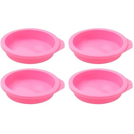 4 Air Fryer Äggformar, Silikon Air Fryer Äggformar, för Muffinlock, Toast, Non-Stick Air Fryer Tillbehör