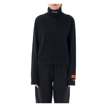 Heron Preston, T-Shirt Hwab 025C99Jer 001 Czarny, Kobieta, Rozmiar: M