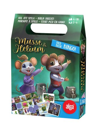 Alga Musse & Helium Bild Bingo - Multi/patterned - SWEDISH