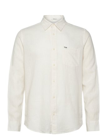 1 Pkt Shirt White Wrangler