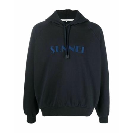 Sunnei, Hoodies Niebieski, unisex, Rozmiar: M