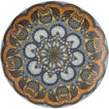 Arthur Krupp Mandala Tallrik