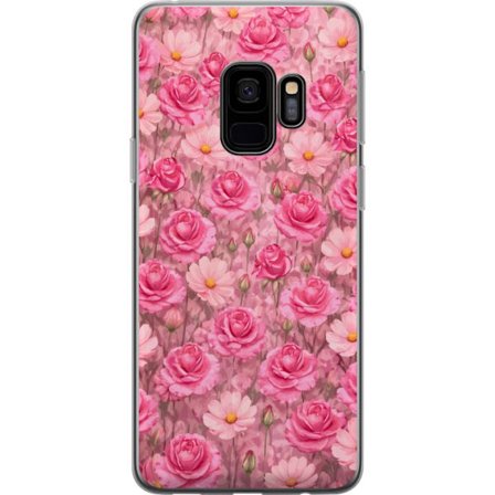 Kompatibelt Mobildeksel til Samsung Galaxy S9 Petal Reverie Blush Rose