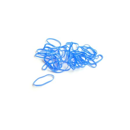 Gummiband för håret 20-pack Blå