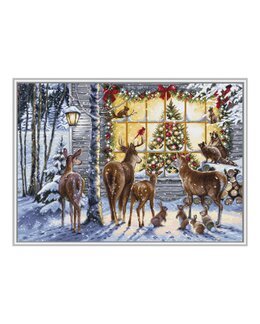 Broderikit Billede Nysgerrige naboer - Luca-S