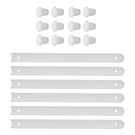 3 Sæt Plastskuffeskinner Reservedele Skuffeskinner Skuffeskinner-XF25-