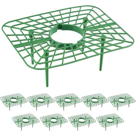 XJ-10 stk jordbærstøtte til haven, jordbæravlsstativ med 4 justerbare ben, haveplantestøtte jordbæravlsramme