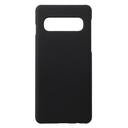 Rubberized PC Hard Casing for Samsung Galaxy S10 - Black