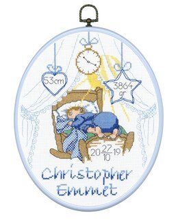 Broderipakke Flexibilde Sovende gutt - Permin