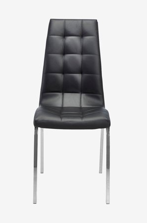 Loft24 - Spisebordsstol Lila, 2-pak - Sort - Stole - Fra Homeroom