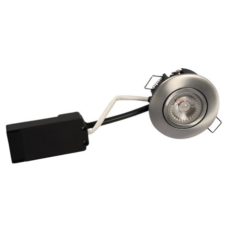 Scan Products Luna LP Downlight-valaisin ulkotilat, 2 700 K, 6,2 W Harjattu teräs, Valaistus