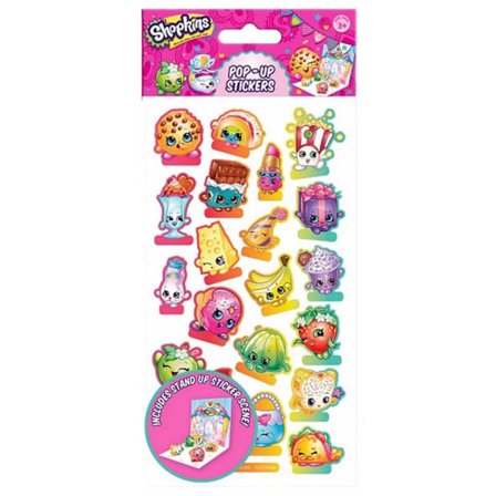 Shopkins-figurer klistermärken En storlek Flerfärgad