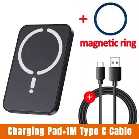 15W Magnetisk Trådlös Laddare Bil Luftventil Klämma Telefonhållare För iPhone 16 15 14 13 12 Pro Max Snabb Billaddningsdocka