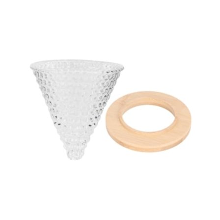 Kaffefilter, Genanvendeligt Glas, Kaffedryp-tragt, Karaffel, Tilbehør til Kaffemaskiner, Transparent Aquaforge