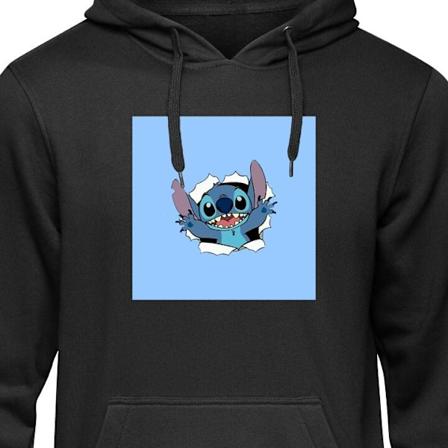 Børne-Hoodie | Blød Hættetrøje til Børn sort 9-11 År