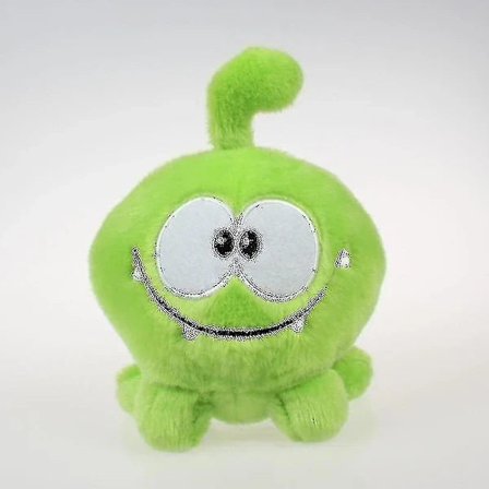 20/24cm Nyt Cut The Rope Spil Slik Monster Grøn Frø Plyslegetøj Kawaii Om Nom Frø Plysdyr Bløde Fyldte Dukker Til Børn Gaver