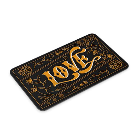 Yksinkertaiset Englanninkieliset Lattiamatot, Keittiön Ja Makuuhuoneen Sisäänkäynnit, Painetut Olohuoneen Lattiamatot, 60*90cm, J