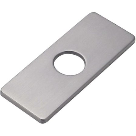 Hålplatta för diskho för badrumsblandare, handfat, blandarbricka, grå