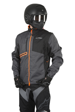 Endurojas Acerbis One Zwart/Oranje XXXL