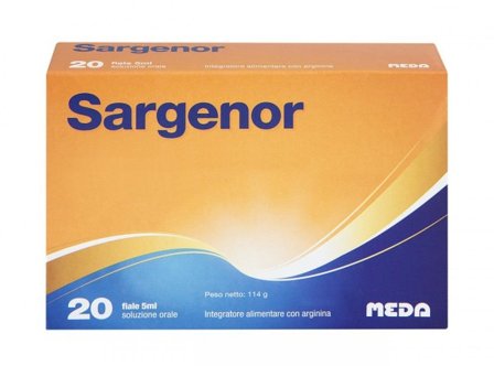 Sargenor 20 Fiale 5ml - Integratore Energetico Potente