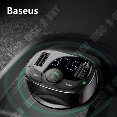 Bluetooth handsfree-högtalartelefon för bil med LCD-skärm, USB, FM-radio och MP3-spelare[D]