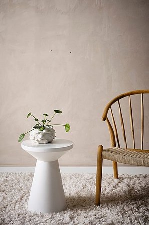 Jotex - Kruk/bijzettafel Wit Wit - RIO - Koop Sidetables & bijzettafels bij Jotex