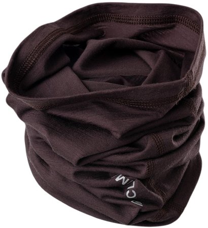 Aclima LightWool 140 Headover merinovillainen tuubihuivi, viininpunainen