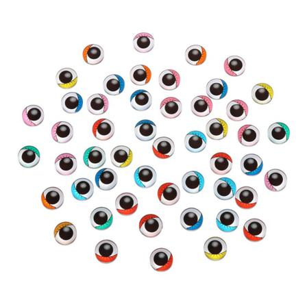 50 St 6/10/16/20/25 Mm Glasdockaögon Runda Ögon 16mm