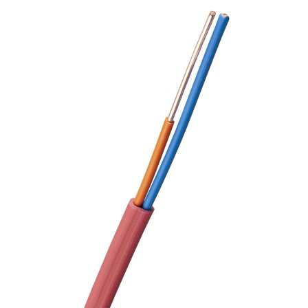 Nexans EQQRB EASY Hälytyskaapeli 2 x 1.0 mm, punainen 500 m, rulla, Liitäntätulpat & kaapelit