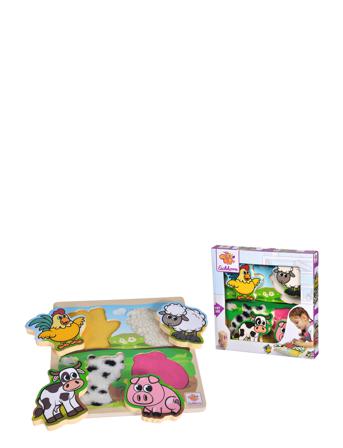 Eichhorn - Feel-Puzzle With Fabric, 5 Pcs. Patterned Eichhorn