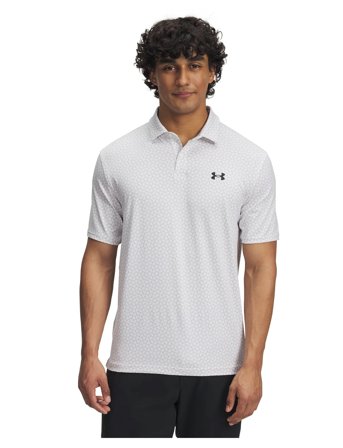 Under Armour Ua T2G Printed Polo - White - XL