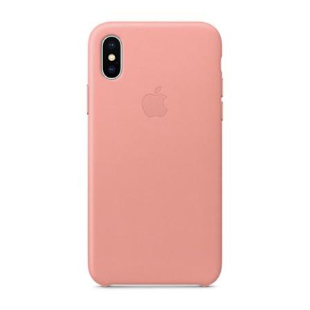Apple Iphone X Läderfodral - Mjukt Rosa Rosa