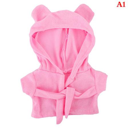 30 Cm Mini Yellow Duck Plyschleksak Endelad Kläder Och Hattar Tillbehör