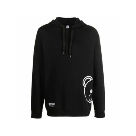 Moschino Sweatshirts Hoodies , Zwart , Heren , Maat: S