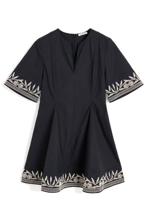 Mary Organic Cotton Dress Black 40