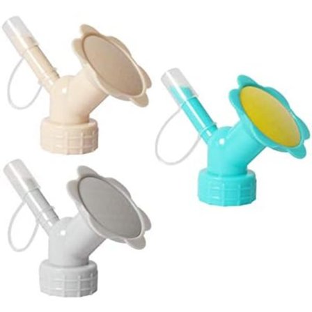 3 stk. Plastik Dobbelt Hoved Flaske Prop Sprinkler, Flaskemund, Vandflaske Spraydåse Bonsai Vandkande