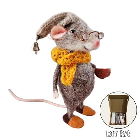 Filtet Mus-Kit Håndlaget Filtet Mus Jule Filtet Mus_OF