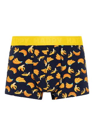 Happy Socks 1-Pack Banana Short Boxer Kalsonger Herr Blå S